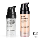 SACE LADY Face Primer Makeup Set Liquid Foundation Cream Waterproof Matte Base Make Up Natural Concealer Oil-control Cosmetic