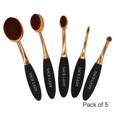 SACE LADY Make Up Brushes Set Beauty Professional Toothbrush Soft Makeup Foundation Brush Kit Face Eye Concealer Brand Tool