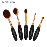 SACE LADY Make Up Brushes Set Beauty Professional Toothbrush Soft Makeup Foundation Brush Kit Face Eye Concealer Brand Tool