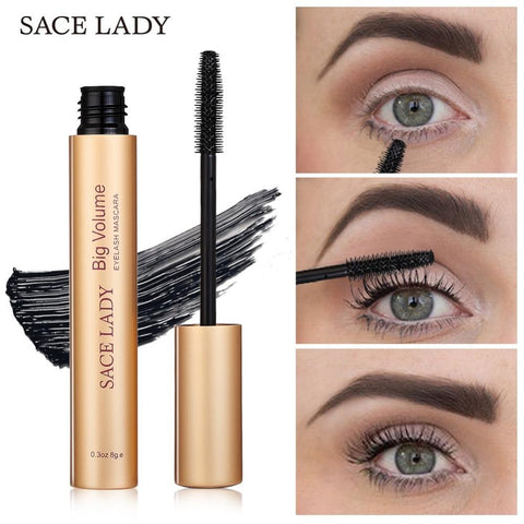 SACE LADY Mascara Makeup Brand Curling Thick Black Eye Lashes Rimel Professional Make Up Volume Natural Eyelash Cosmetic