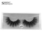 SHIDISHANGPIN 1 pair 3d mink eyelashes makeup natural long false lashes fluffy mink fake eyelashes volume eye lashes extension