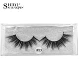 SHIDISHANGPIN 1 pair 3d mink eyelashes makeup natural long false lashes fluffy mink fake eyelashes volume eye lashes extension