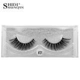 SHIDISHANGPIN 1 pair 3d mink eyelashes makeup natural long false lashes fluffy mink fake eyelashes volume eye lashes extension