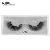 SHIDISHANGPIN 1 pair 3d mink eyelashes makeup natural long false lashes fluffy mink fake eyelashes volume eye lashes extension