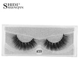 SHIDISHANGPIN 1 pair 3d mink eyelashes makeup natural long false lashes fluffy mink fake eyelashes volume eye lashes extension