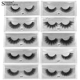 SHIDISHANGPIN 1 pair 3d mink eyelashes makeup natural long false lashes fluffy mink fake eyelashes volume eye lashes extension