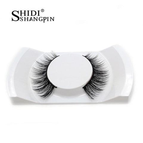 SHIDISHANGPIN natural long false eyelashes full strip lashes makeup 3d mink lashes volume fake eye lashes soft mink eyelashes