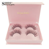 SHIDISHANGPIN natural long false eyelashes full strip lashes makeup 3d mink lashes volume fake eye lashes soft mink eyelashes