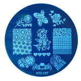 STZ Nail Art Stamping Template Dreamcather Flamingos Flower Lace Fruit Stamp Plates Nail Mold Stencil Tools Manicure STZ101-130