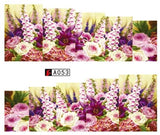 SWEET TREND 1Sheet Fashion Rose Flower Nail Art Water Transfer Stickers Decals Tip Decoration DIY for Nails Accessories LAA403