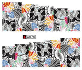 SWEET TREND 1Sheet Fashion Rose Flower Nail Art Water Transfer Stickers Decals Tip Decoration DIY for Nails Accessories LAA403