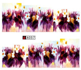 SWEET TREND 1Sheet Fashion Rose Flower Nail Art Water Transfer Stickers Decals Tip Decoration DIY for Nails Accessories LAA403