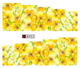 SWEET TREND 1Sheet Fashion Rose Flower Nail Art Water Transfer Stickers Decals Tip Decoration DIY for Nails Accessories LAA403