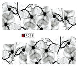 SWEET TREND 1Sheet Fashion Rose Flower Nail Art Water Transfer Stickers Decals Tip Decoration DIY for Nails Accessories LAA403