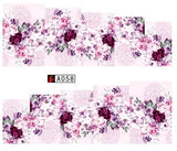SWEET TREND 1Sheet Fashion Rose Flower Nail Art Water Transfer Stickers Decals Tip Decoration DIY for Nails Accessories LAA403