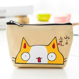 Sale 1PC Makeup Bags With Cat Pattern Cute Cosmetics Pouchs For Travel Ladies Pouch Women Cosmetic Bag