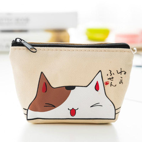 Sale 1PC Makeup Bags With Cat Pattern Cute Cosmetics Pouchs For Travel Ladies Pouch Women Cosmetic Bag