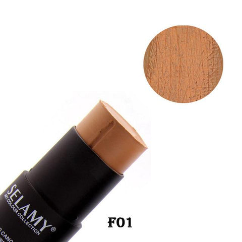 Selamy Brand Makeup Bronzer Face Concealer Stick for Light Dark Skin Long Lasting Contouring Base Concealer Primer Makeup