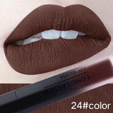 Sexy Beauty Lip Makeup Lipstick Velvet Long Lasting Liquid Matte Lipstick Lip Tattoo Pigment Nude Lip Tint Cosmetic Lipgloss