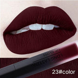 Sexy Beauty Lip Makeup Lipstick Velvet Long Lasting Liquid Matte Lipstick Lip Tattoo Pigment Nude Lip Tint Cosmetic Lipgloss