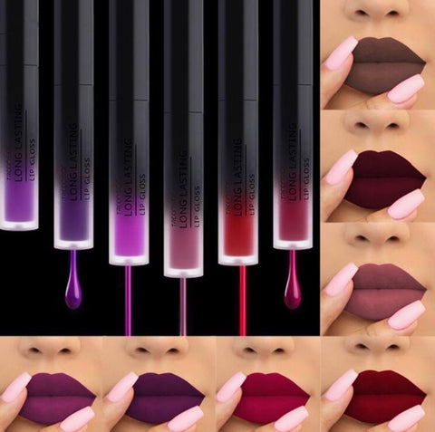 Sexy Beauty Lip Makeup Lipstick Velvet Long Lasting Liquid Matte Lipstick Lip Tattoo Pigment Nude Lip Tint Cosmetic Lipgloss