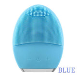 Skin care electric facial cleansing brush vibration massage waterproof silicone face wash brush facial  treatmeat Beauty Care