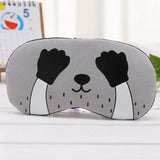 Sleeping Eye Mask Cartoon Cat Soft Padded Sleep Travel Shade Cover Rest Relax Sleeping Blindfold