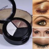 Smoky Cosmetic Set 3 colors Professional Natural Matte Makeup Eye Shadow 2JAN14