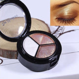 Smoky Cosmetic Set 3 colors Professional Natural Matte Makeup Eye Shadow 2JAN14