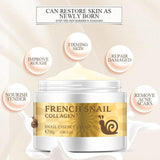 Snail Face Cream Hyaluronic Acid Moisturizer Nourishing Collagen Essence Day Cream Skin Care Women Face Care Facial Cream