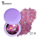 TEAYASON Glitter Eyeshadow Powder Makeup Shiny Loose Blue Purple Starlight Face Art Decoration Glitter Eyeshadow Powder AM055