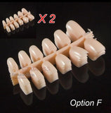 TKGOES 240pcs/pack Mixed 20 Colors Nail Tips Short Design Fake Nails Faux Ongles Full Cover False Acrylic Nails Art Design Tips