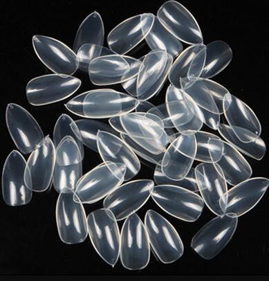TKGOES 600PCS Almond Full Nails Natural Nails 10 Sizes False Acrylic Nail Tips For Manicure White Fake Nail Tips