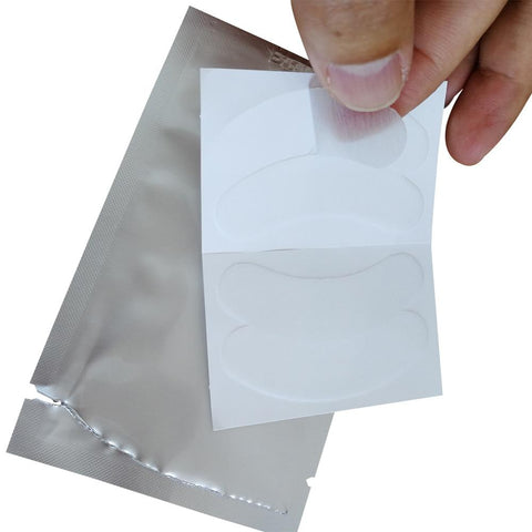 Thin gel eyelash patch flexible 100 pairs/lot Lint Gel Under special Eye Pad Patch Collagen Hyaluronic eye pads Gel No Sensitive