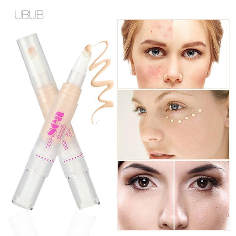 UBUB Full Cover Makeup Concealer Cream Face Corrector Liquid Make Up Base For Eye Dark Circles Facial 3 Colors Natural Cosmetics