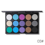 UCANBE Brand 15 Earth Color Shimmer Matte Eyeshadow Palette Makeup Kit Pigment Glitter Eye Shadow Nude Smoky Palette Cosmetics
