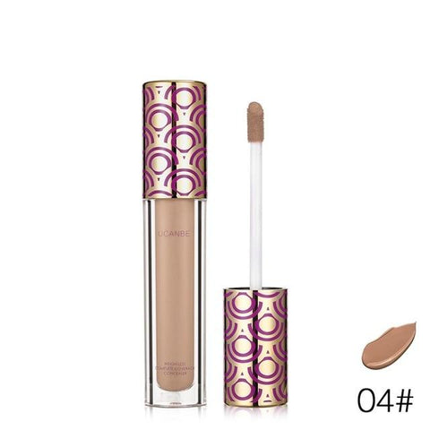 UCANBE Brand 4 Colors Liquid Concealer Makeup Waterproof Cover Face Flaws Lightweight Concealer Cream Brighten Contour Cosmetics