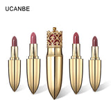 UCANBE Brand Crown Luxurious Velvet Matte Lipstick Set Waterproof Lasting Moisturizer Batom Lip Stick Tint Red Lips Cosmetics