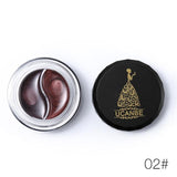 UCANBE Brand Double Color Eyeliner Cream Gel With Makeup Brush Shimmer Matte Waterproof Pigment Duo Eyes Liner Cosmetic Nude Eye