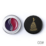 UCANBE Brand Double Color Eyeliner Cream Gel With Makeup Brush Shimmer Matte Waterproof Pigment Duo Eyes Liner Cosmetic Nude Eye