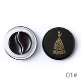 UCANBE Brand Double Color Eyeliner Cream Gel With Makeup Brush Shimmer Matte Waterproof Pigment Duo Eyes Liner Cosmetic Nude Eye