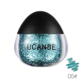 UCANBE Brand Face Body Glitter Paste Cream Makeup Shimmer Gold Silver Diamond Highlighter Gel Hair Paint Cosmetic Set For Party