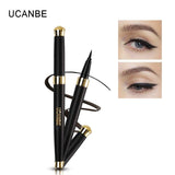 UCANBE Brand Natural Black Liquid Eyeliner Pen Makeup Long Lasting Waterproof Quick Dry Smooth Eye Liner Shape Pencil Cosmetics