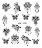 Unicorn Nail Water Sticker Mermaid Rainbow Cartoon Design Slider Nail Art Decal Beauty Foils Decoration
