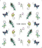 Unicorn Nail Water Sticker Mermaid Rainbow Cartoon Design Slider Nail Art Decal Beauty Foils Decoration