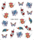 Unicorn Nail Water Sticker Mermaid Rainbow Cartoon Design Slider Nail Art Decal Beauty Foils Decoration