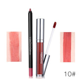 VERONNI Brand 13 Colors Lipgloss Lipliner Makeup Sets Batom Nude Velvet Pigment Lip Gloss Liner Sticks Waterproof Cosmetics Kit