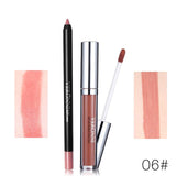 VERONNI Brand 13 Colors Lipgloss Lipliner Makeup Sets Batom Nude Velvet Pigment Lip Gloss Liner Sticks Waterproof Cosmetics Kit