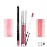 VERONNI Brand 13 Colors Lipgloss Lipliner Makeup Sets Batom Nude Velvet Pigment Lip Gloss Liner Sticks Waterproof Cosmetics Kit