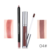 VERONNI Brand 13 Colors Lipgloss Lipliner Makeup Sets Batom Nude Velvet Pigment Lip Gloss Liner Sticks Waterproof Cosmetics Kit